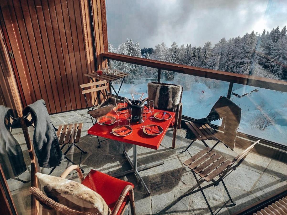 Mountain View Apartment With Parking & Fast Wifi Кран-Монтана Экстерьер фото